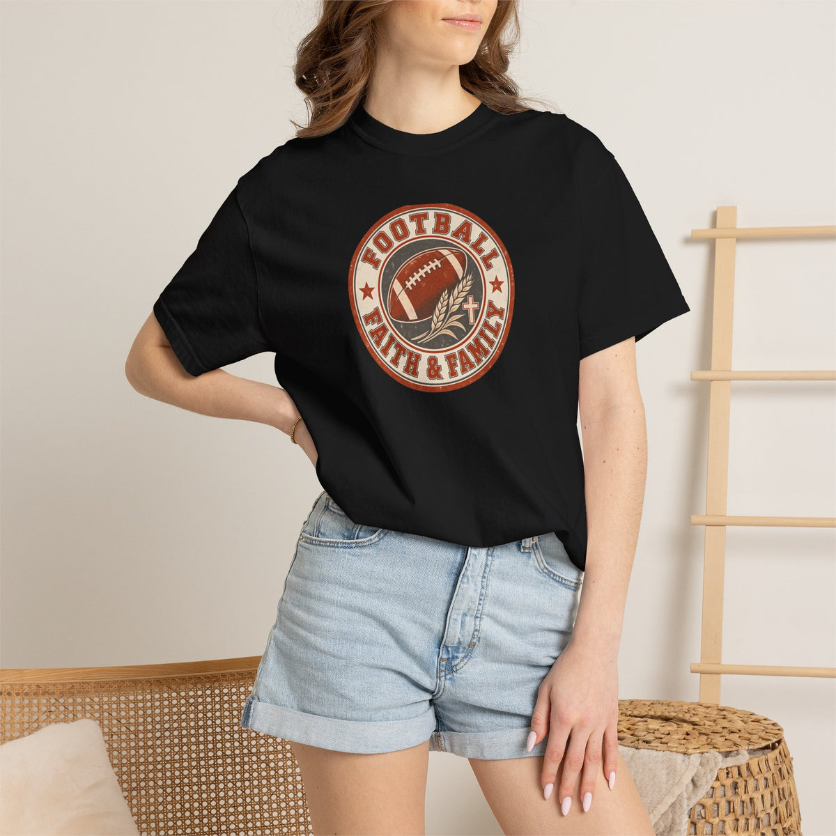 Football, Faith & Family T Shirt