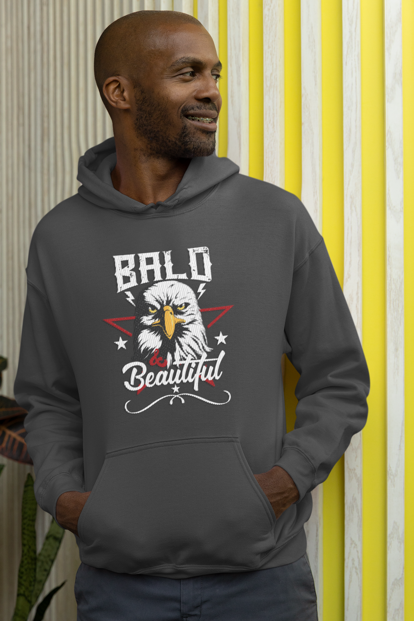 Bald and Beautiful Pull Over Hoodie