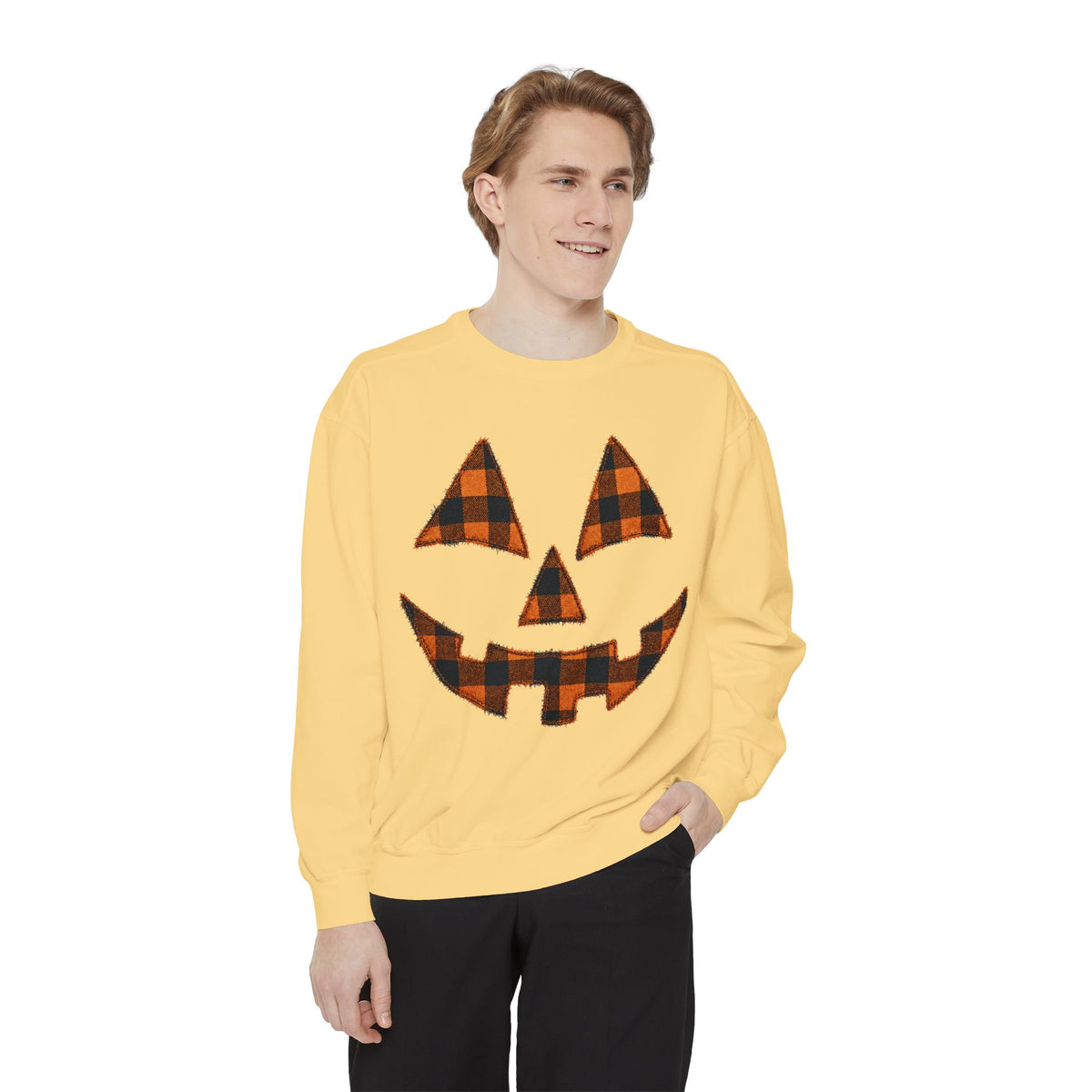 Pumpkin Face Crewneck Sweatshirt