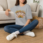 Walk by Faith Christian Sunflower Graphic T-Shirt