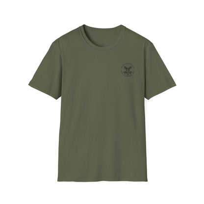 American Eagle Chest Logo T-Shirt — Minimalist Patriotic Graphic Tee
