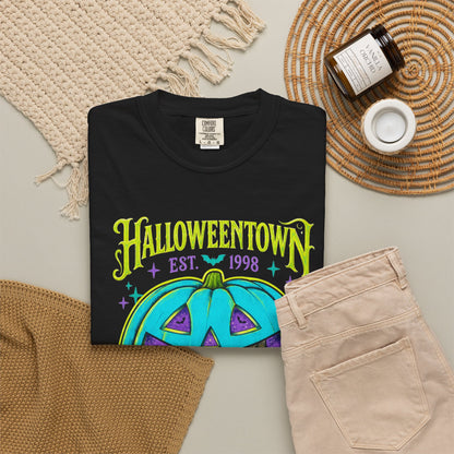 Halloweentown Pumpkin Tee — Retro Halloween Graphic T-Shirt