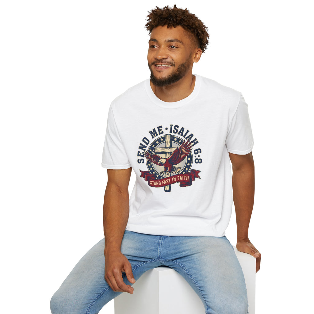 Send Me Isaiah 6:8 Christian Faith T Shirt