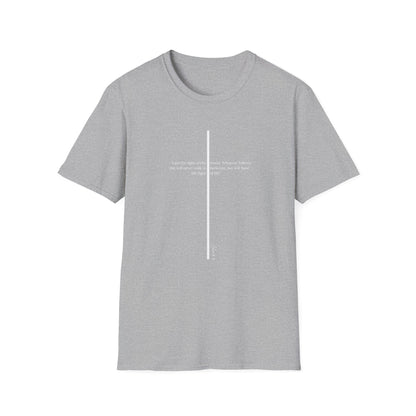 Light of The World Cross T shirt (John 8:12)