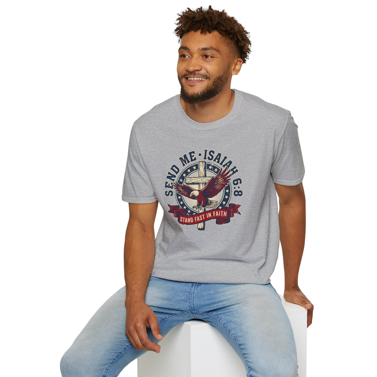 Send Me Isaiah 6:8 Christian Faith T Shirt