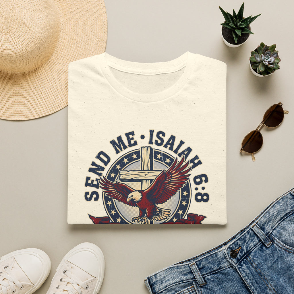 Send Me Isaiah 6:8 Christian Faith T Shirt