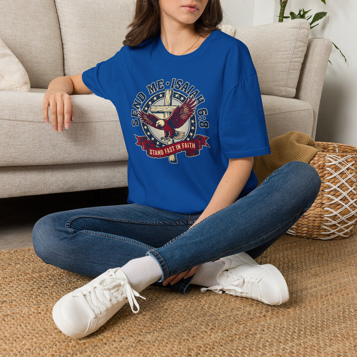 Send Me Isaiah 6:8 Christian Faith T Shirt