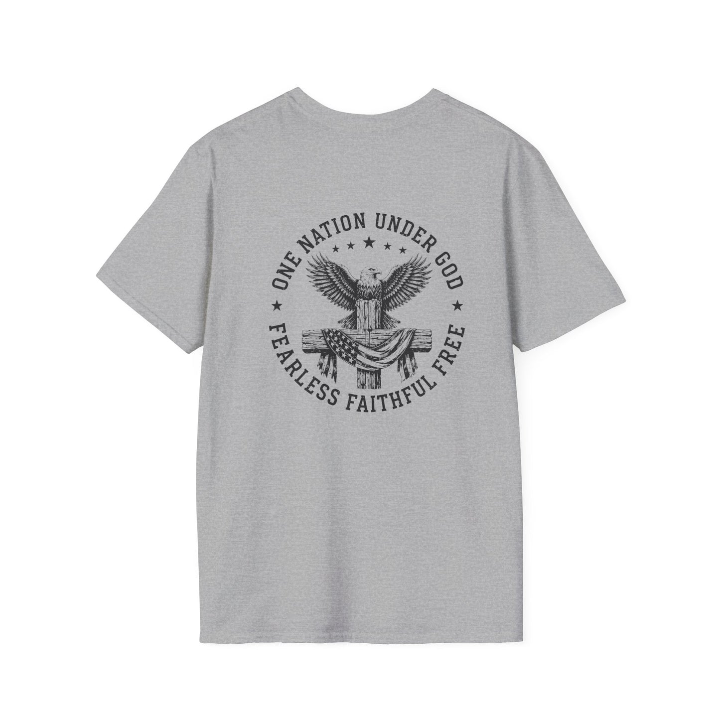 American Eagle Chest Logo T-Shirt — Minimalist Patriotic Graphic Tee