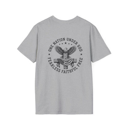 American Eagle Chest Logo T-Shirt — Minimalist Patriotic Graphic Tee