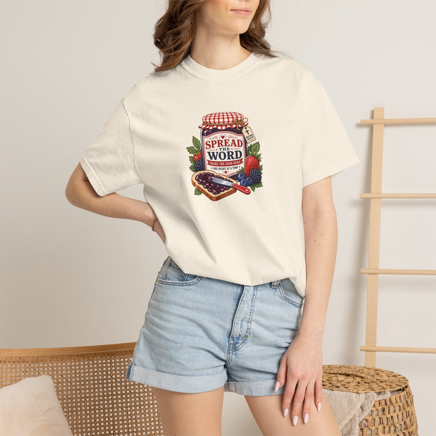 'Spread the Word' Vintage Strawberry Jam Graphic Tee
