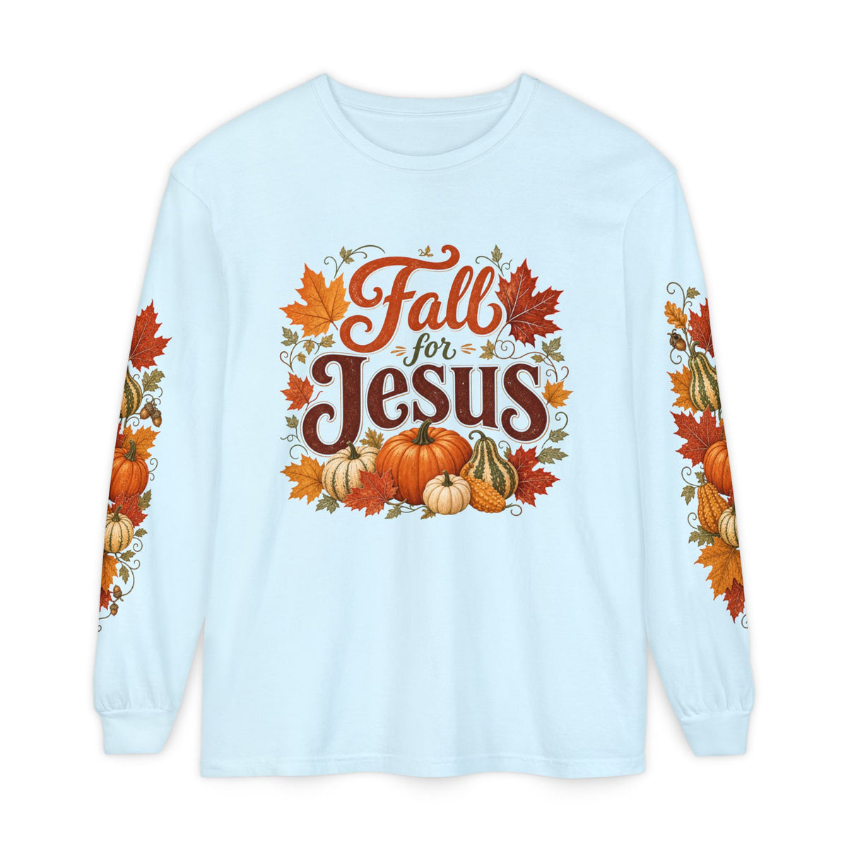 Fall for Jesus Long Sleeve Shirt