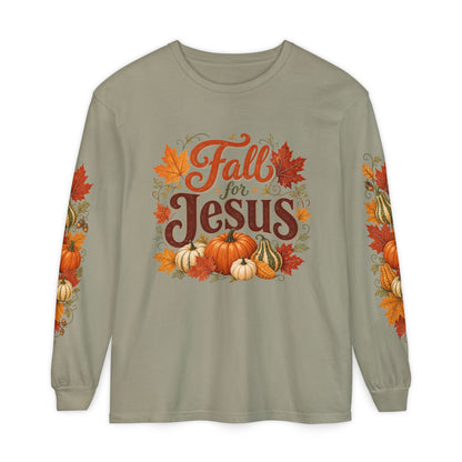 Fall for Jesus Long Sleeve Shirt