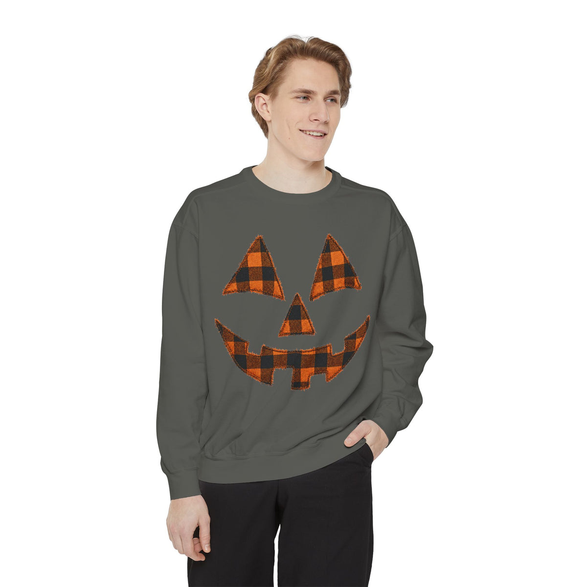 Pumpkin Face Crewneck Sweatshirt