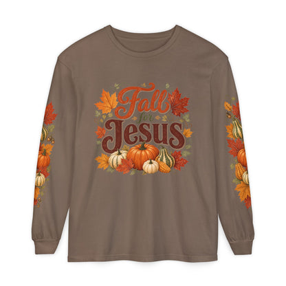 Fall for Jesus Long Sleeve Shirt