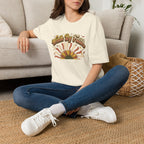 Walk by Faith Christian Sunflower Graphic T-Shirt