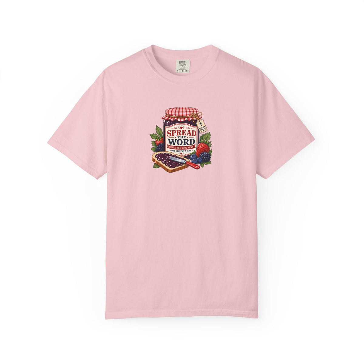 Spread the Word Vintage Strawberry Jam Christian Tee