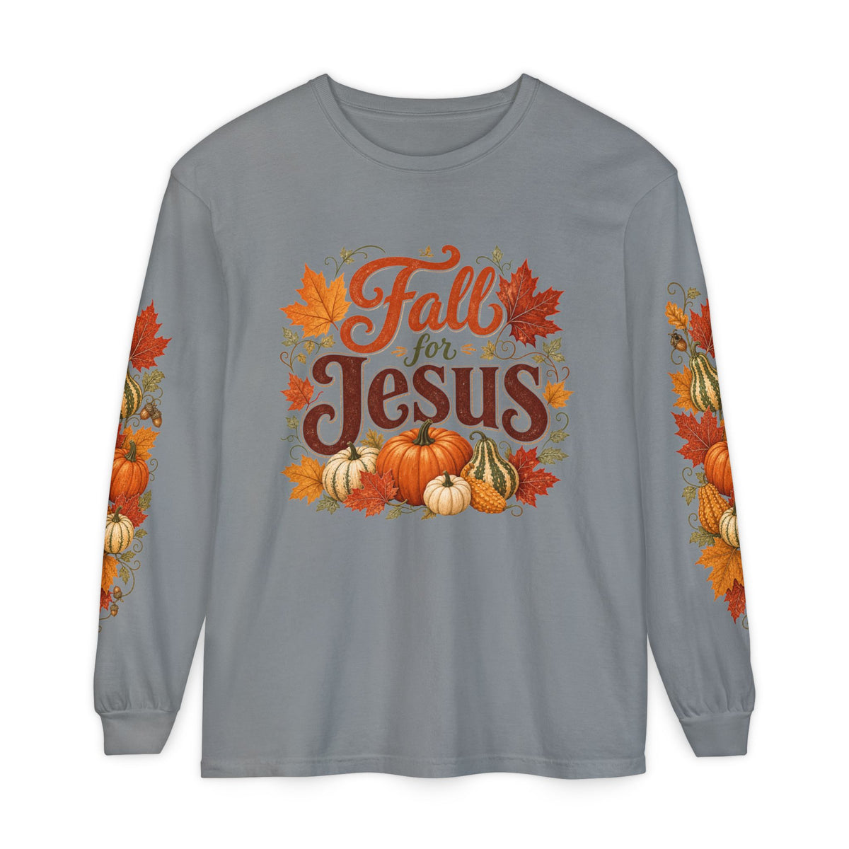 Fall for Jesus Long Sleeve Shirt
