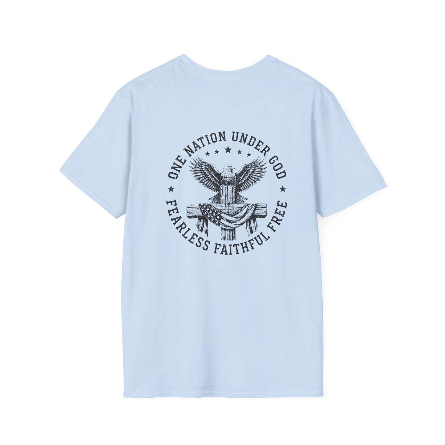 American Eagle Chest Logo T-Shirt — Minimalist Patriotic Graphic Tee