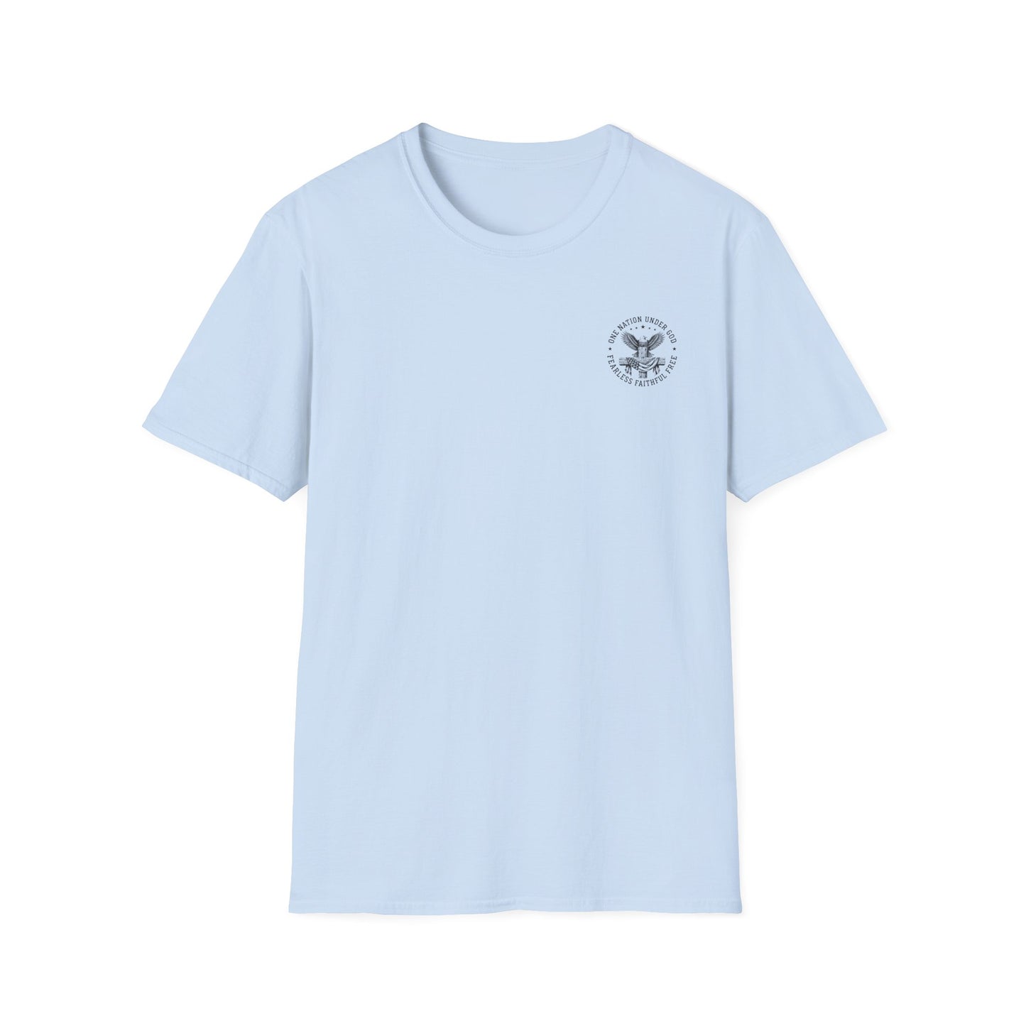 American Eagle Chest Logo T-Shirt — Minimalist Patriotic Graphic Tee