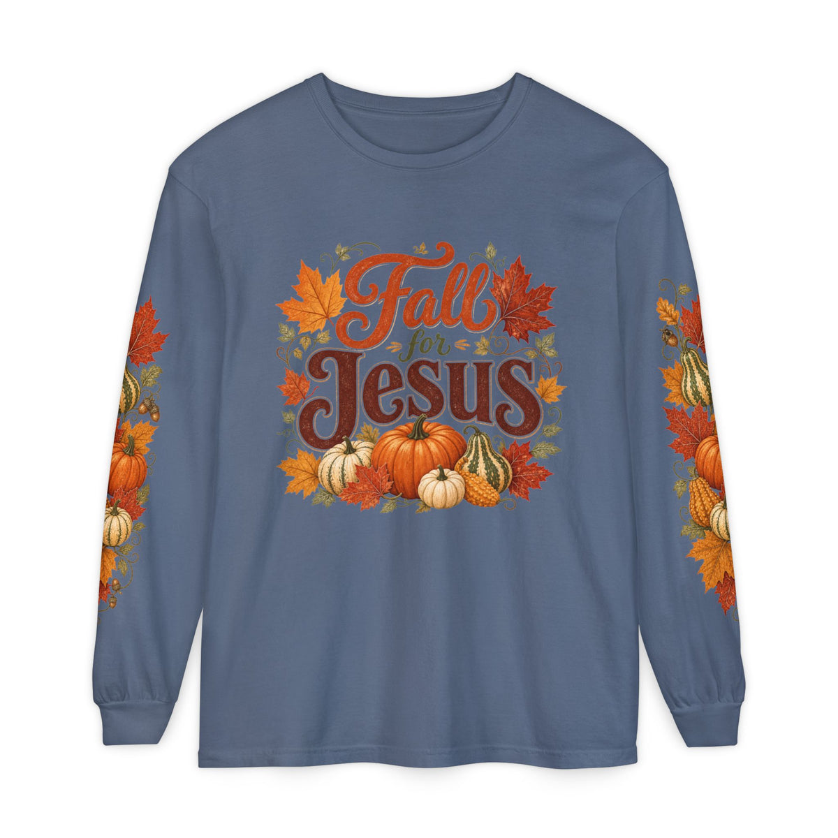 Fall for Jesus Long Sleeve Shirt