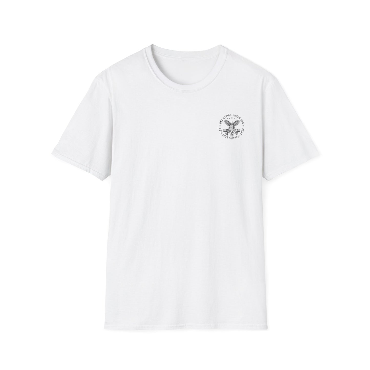 American Eagle Chest Logo T-Shirt — Minimalist Patriotic Graphic Tee