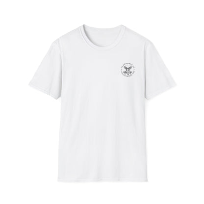 American Eagle Chest Logo T-Shirt — Minimalist Patriotic Graphic Tee