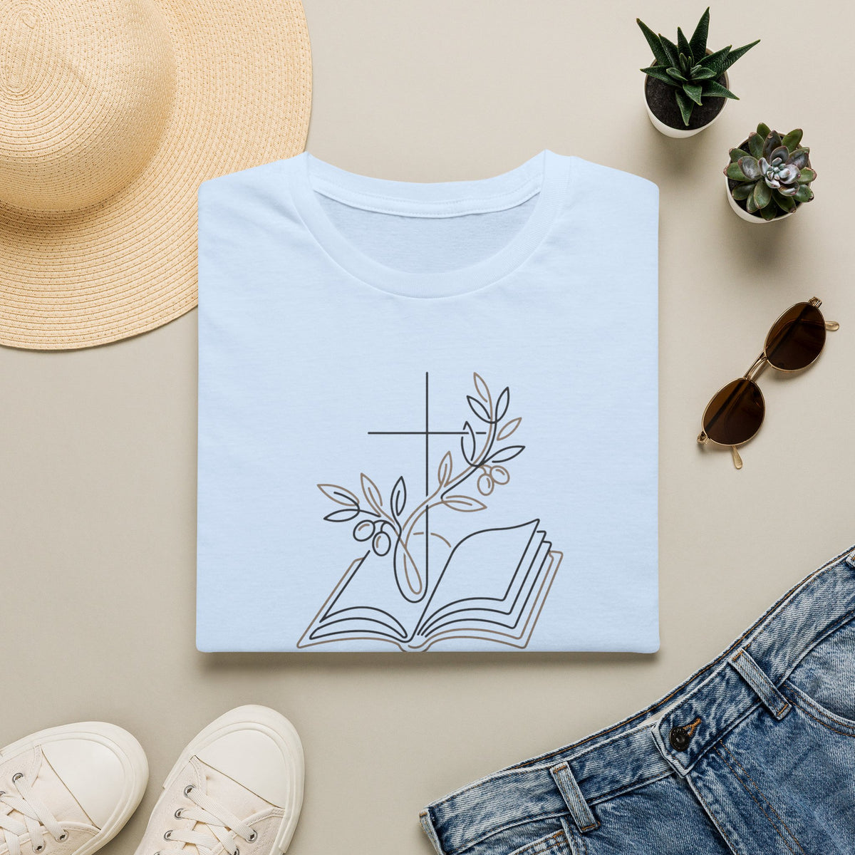Your Story Still Being Written Inspirational Bible and Flowers T-Shirt