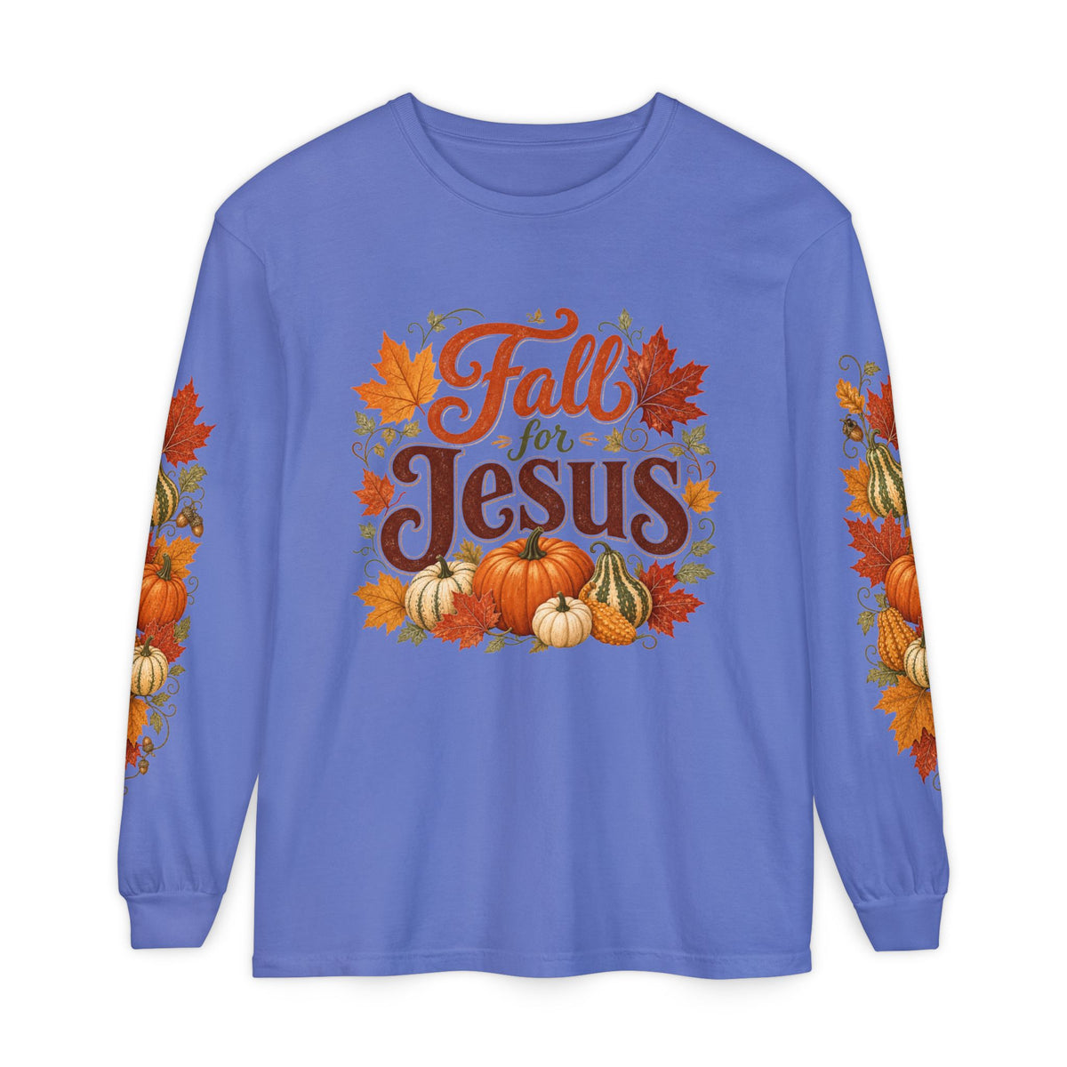 Fall for Jesus Long Sleeve Shirt