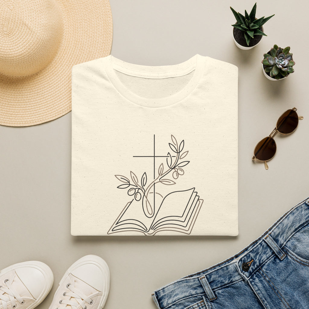 Your Story Still Being Written Inspirational Bible and Flowers T-Shirt