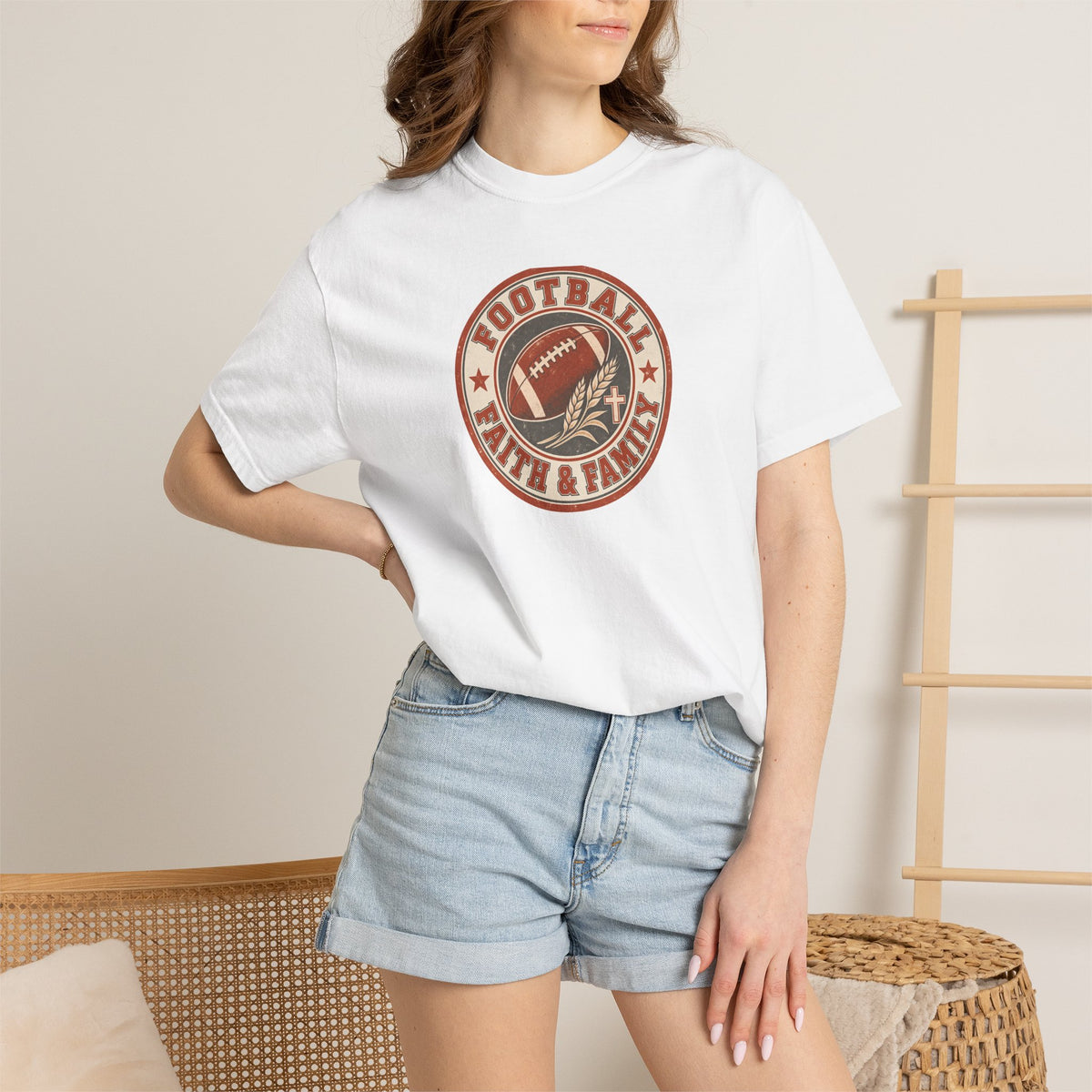 Football, Faith & Family T Shirt