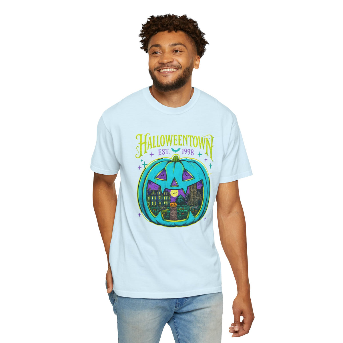 Halloweentown Pumpkin Tee — Retro Halloween Graphic T-Shirt