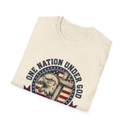 One Nation Under God Eagle American Flag T Shirt