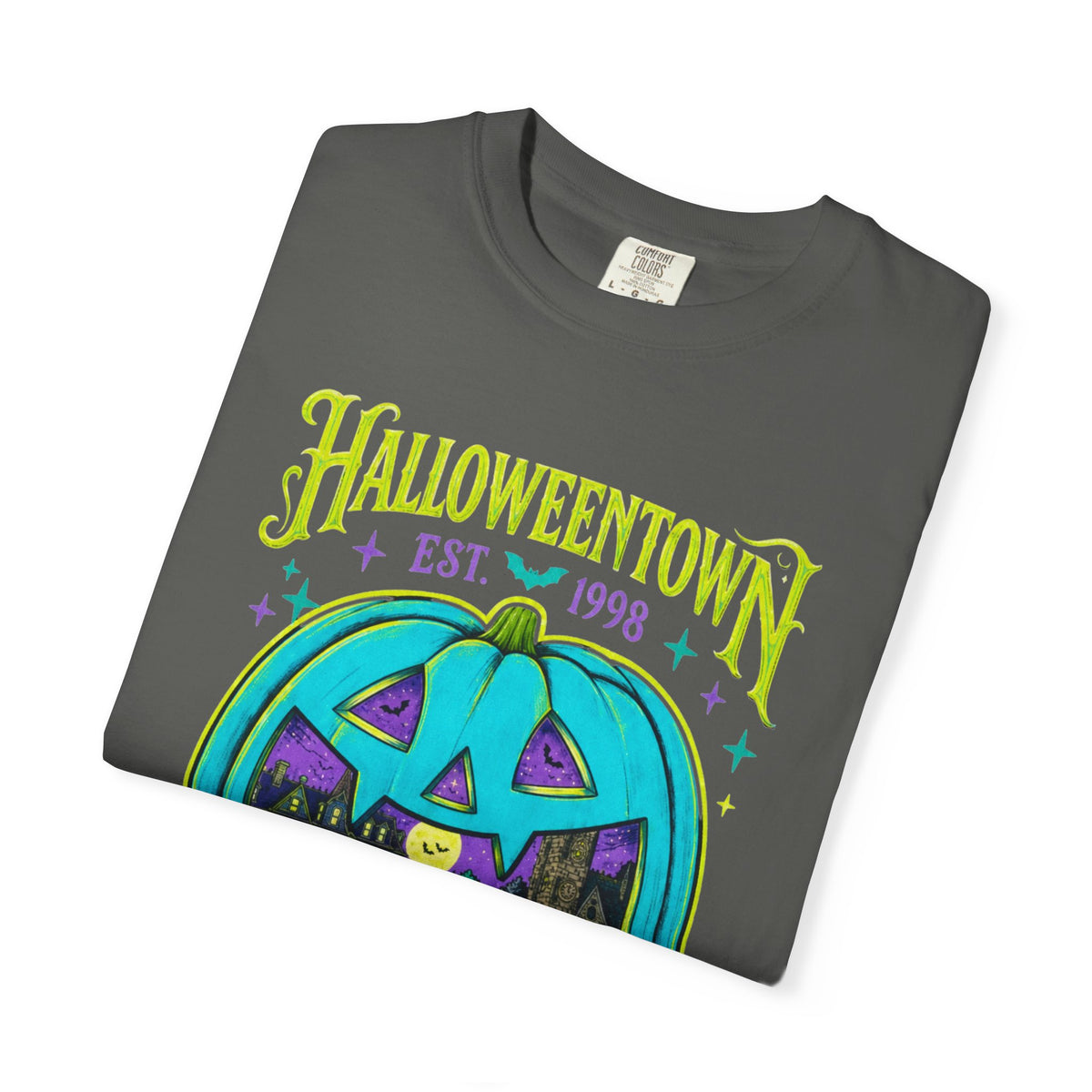 Halloweentown Pumpkin Tee — Retro Halloween Graphic T-Shirt