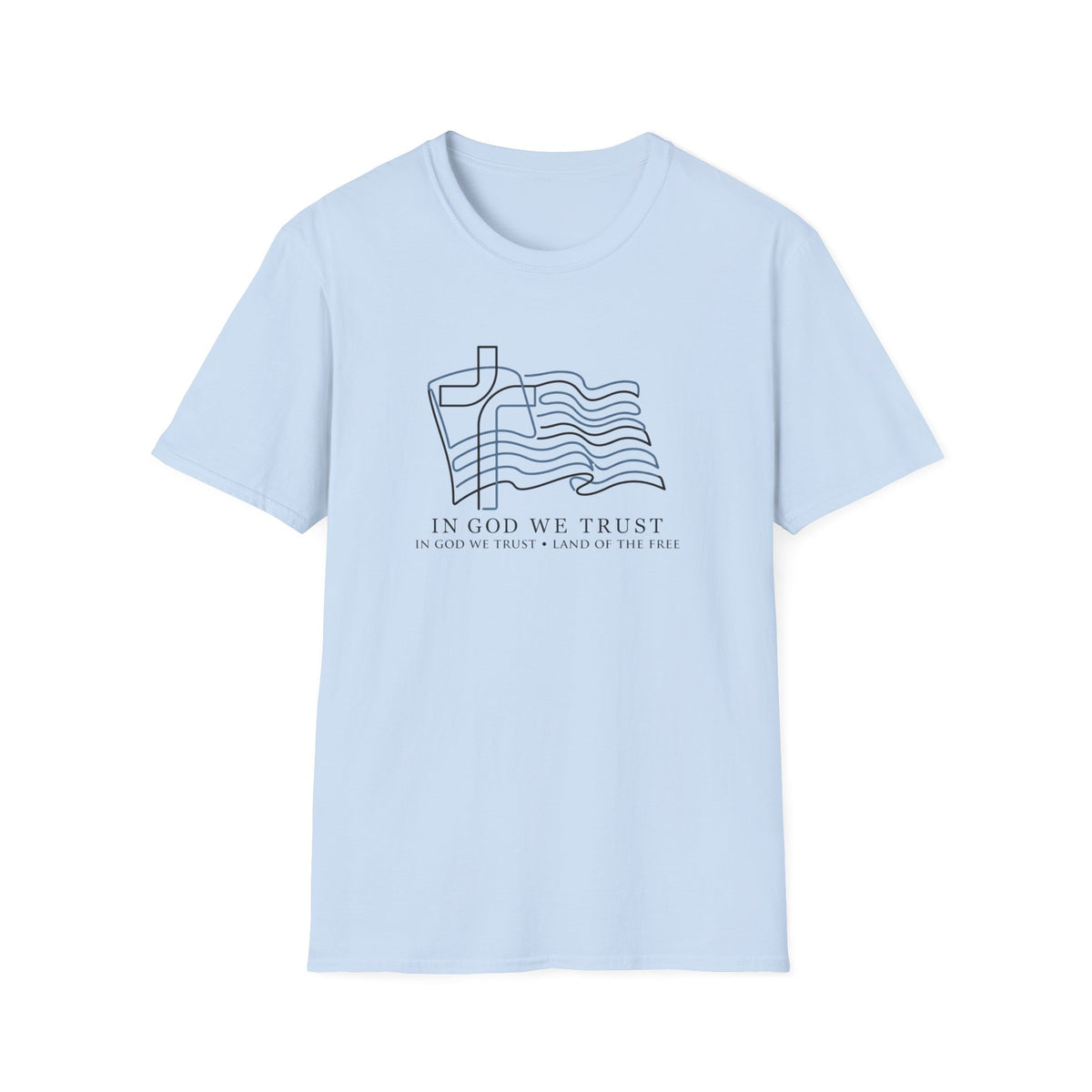 In God We Trust American Flag T Shirt