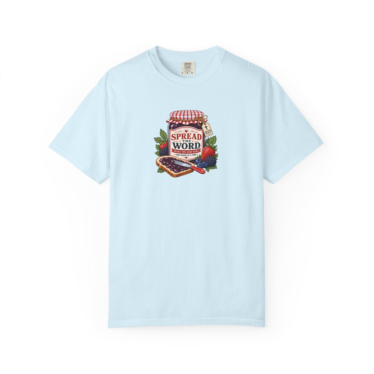 Spread the Word Vintage Strawberry Jam Christian Tee