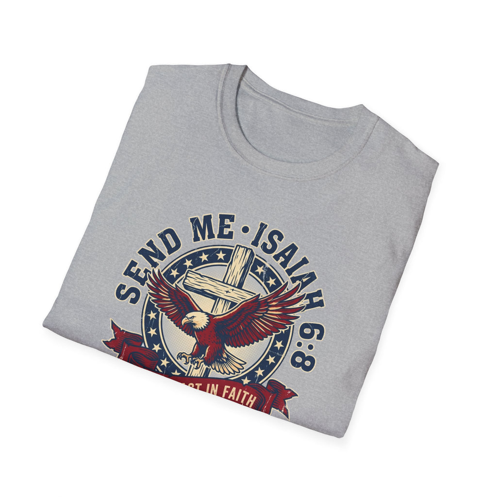 Send Me Isaiah 6:8 Christian Faith T Shirt