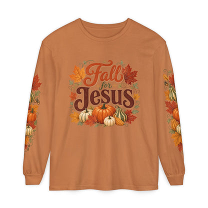 Fall for Jesus Long Sleeve Shirt