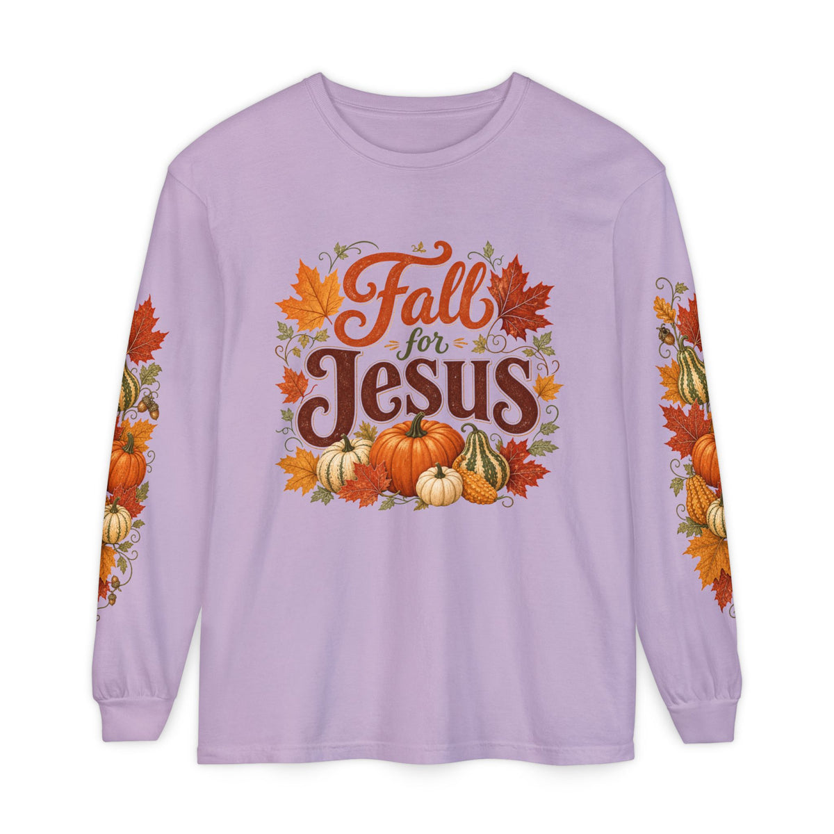 Fall for Jesus Long Sleeve Shirt