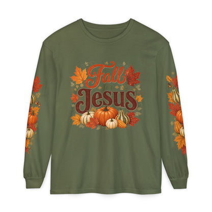 Fall for Jesus Long Sleeve Shirt