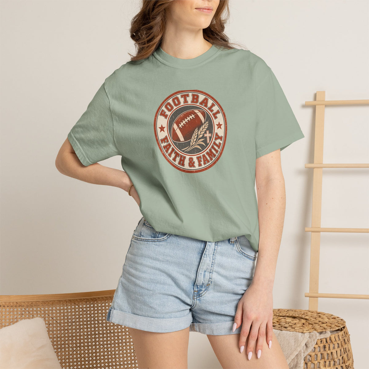 Football, Faith & Family T Shirt