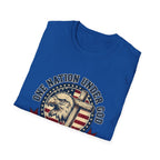 One Nation Under God Eagle American Flag T Shirt