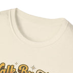 Walk by Faith Christian Sunflower Graphic T-Shirt