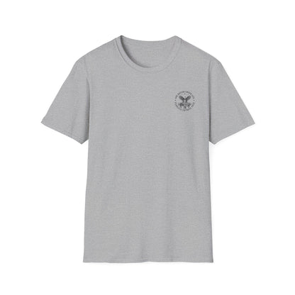 American Eagle Chest Logo T-Shirt — Minimalist Patriotic Graphic Tee