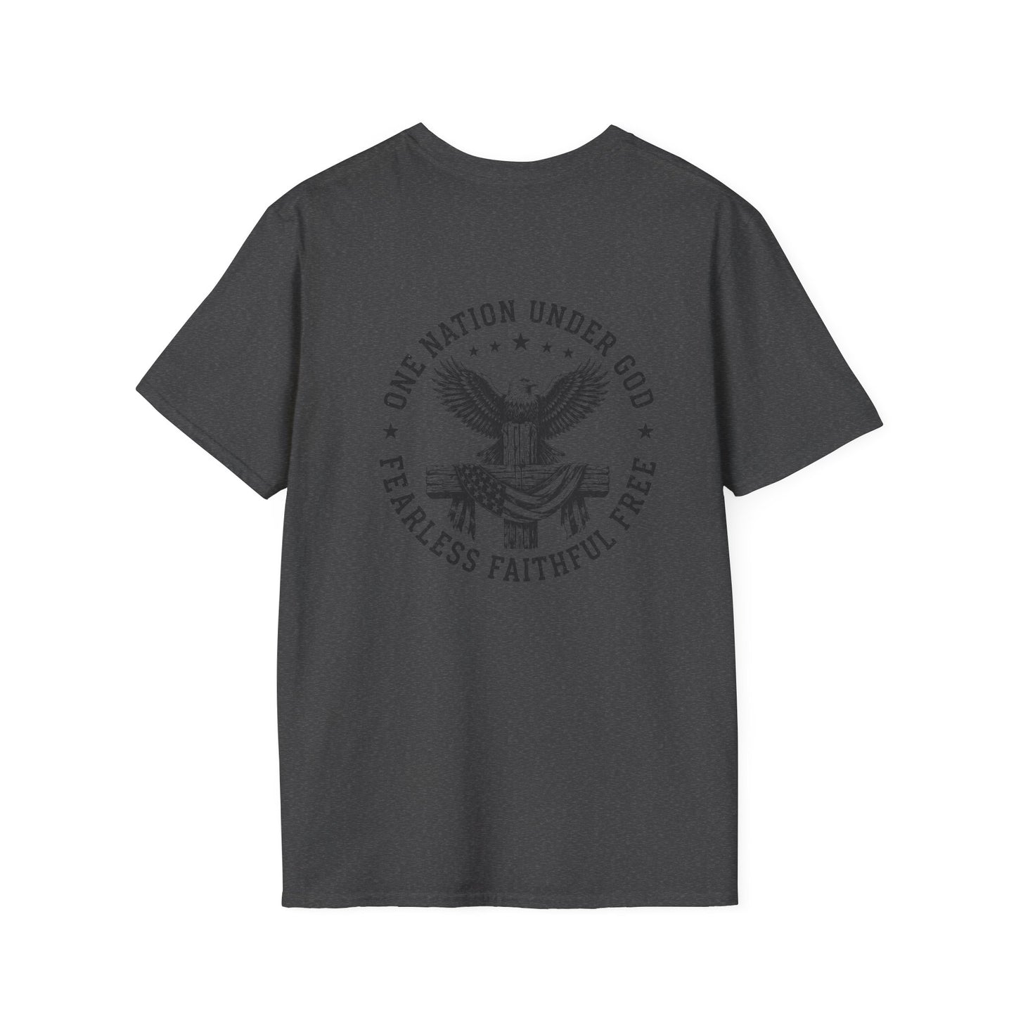 American Eagle Chest Logo T-Shirt — Minimalist Patriotic Graphic Tee