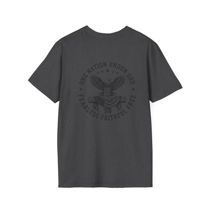 American Eagle Chest Logo T-Shirt — Minimalist Patriotic Graphic Tee