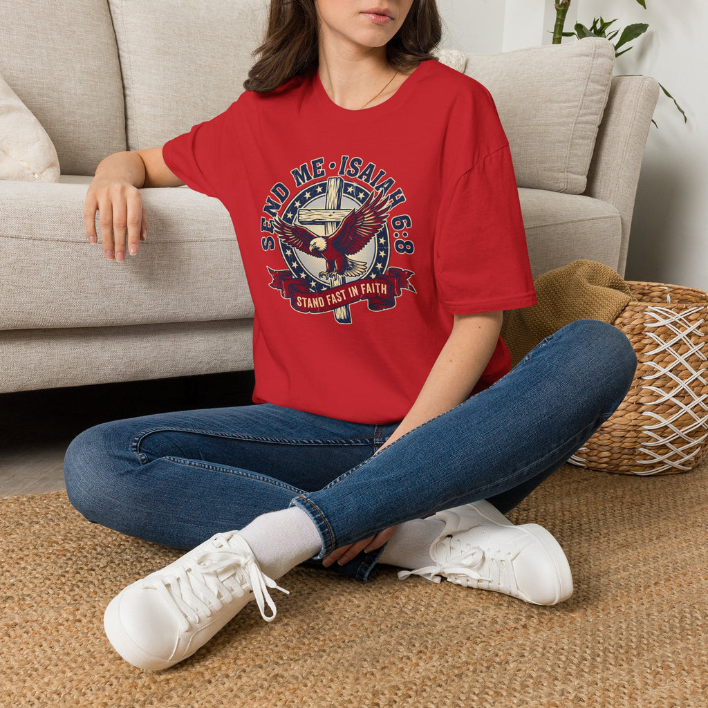 Send Me Isaiah 6:8 Christian Faith T Shirt