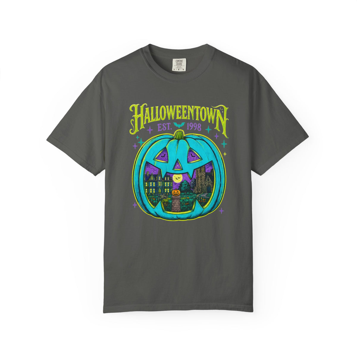 Halloweentown Pumpkin Tee — Retro Halloween Graphic T-Shirt