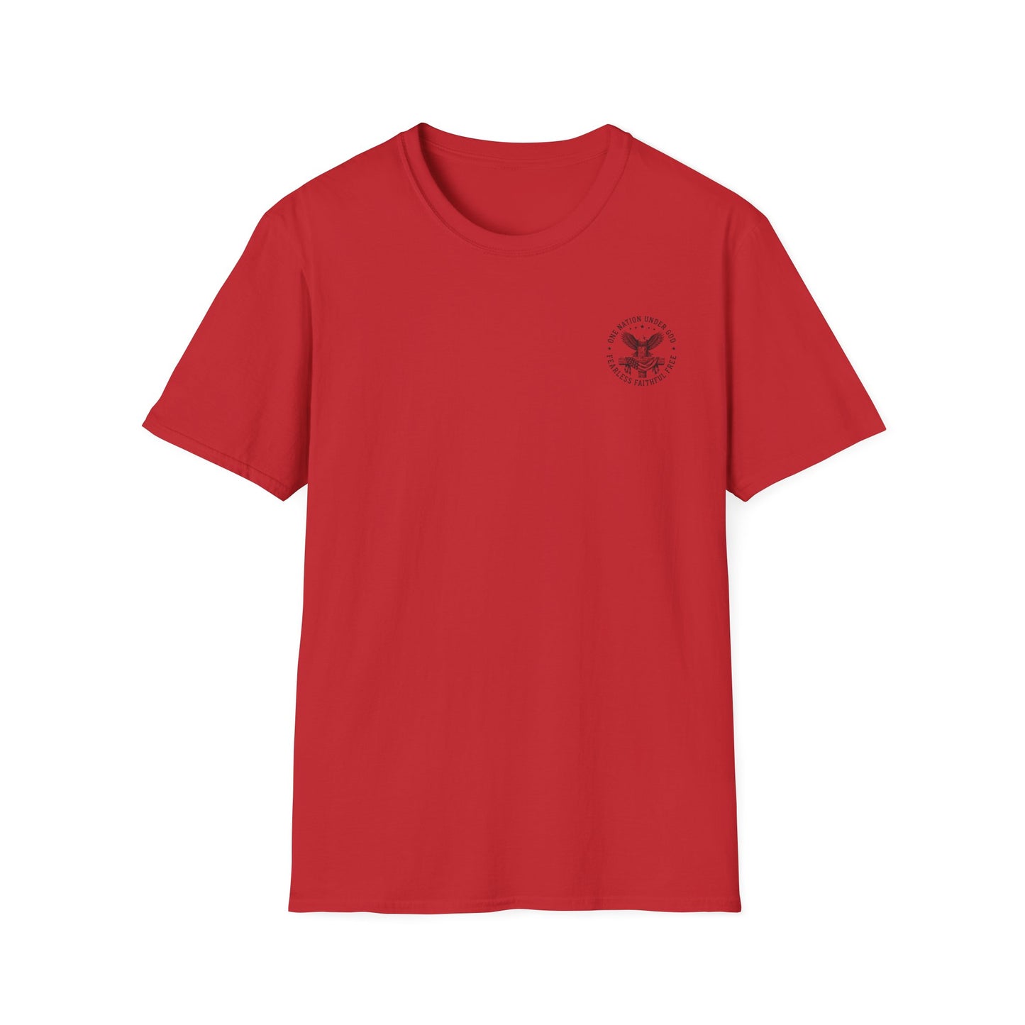 American Eagle Chest Logo T-Shirt — Minimalist Patriotic Graphic Tee