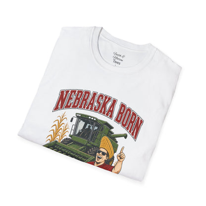 Unisex Nebraska Born--Watch Out For Corn Heads!  T Shirt