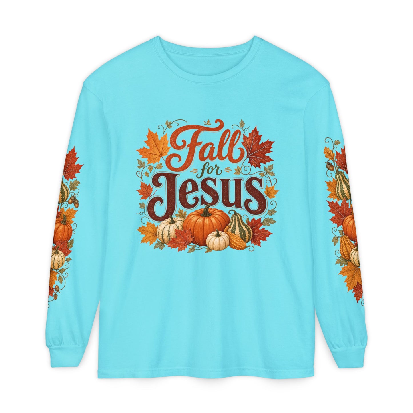 Fall for Jesus Long Sleeve Shirt